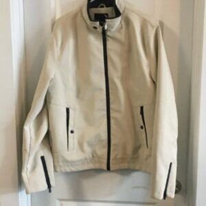 Stone Falcon Unisex Jacket Cream Sz. XL